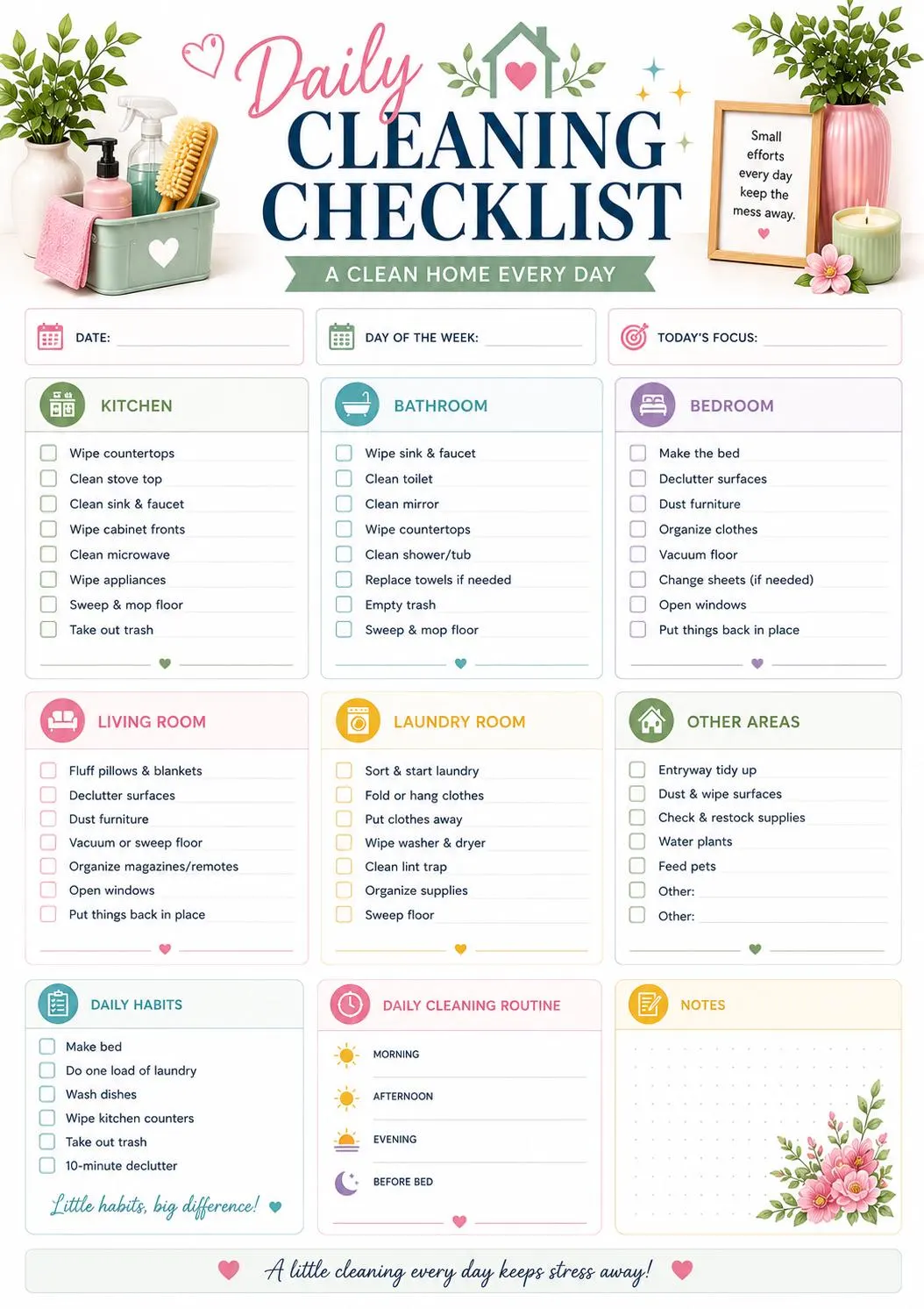 Home Cleaning Binder preview 3