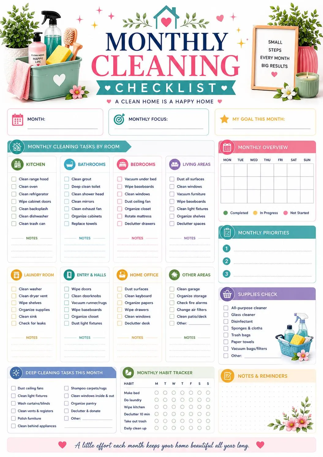 Home Cleaning Binder preview 5