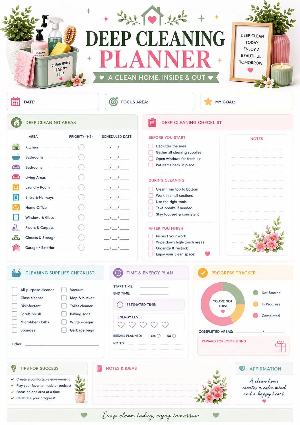 Home Cleaning Binder preview 6