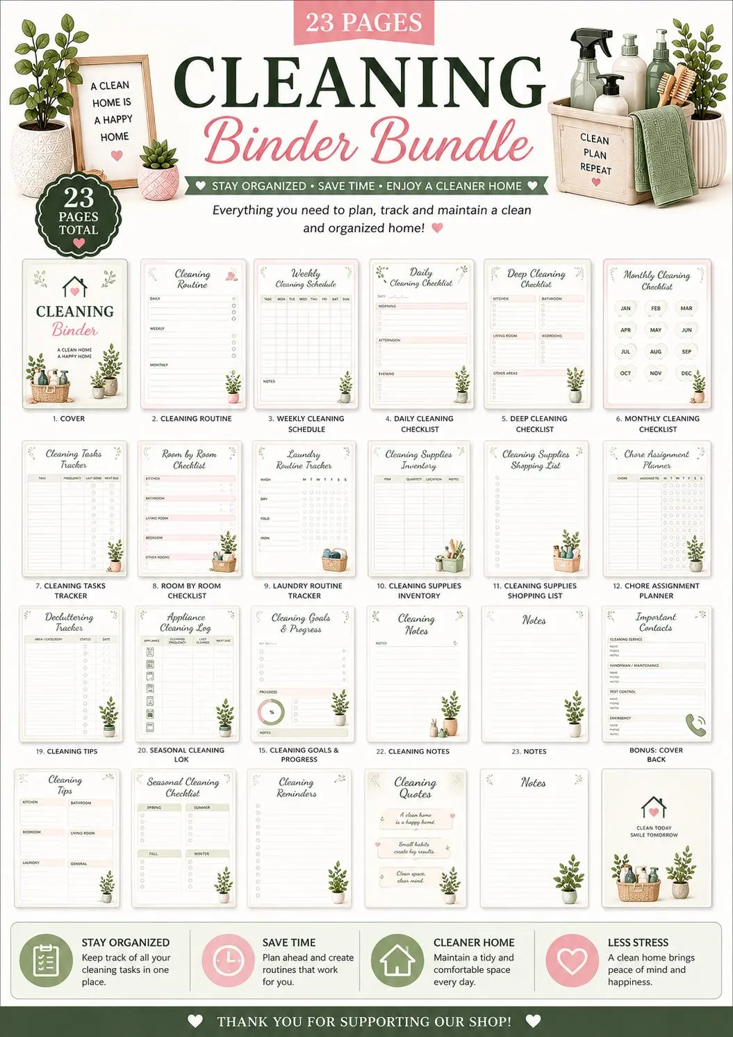 Home Cleaning Binder preview 10