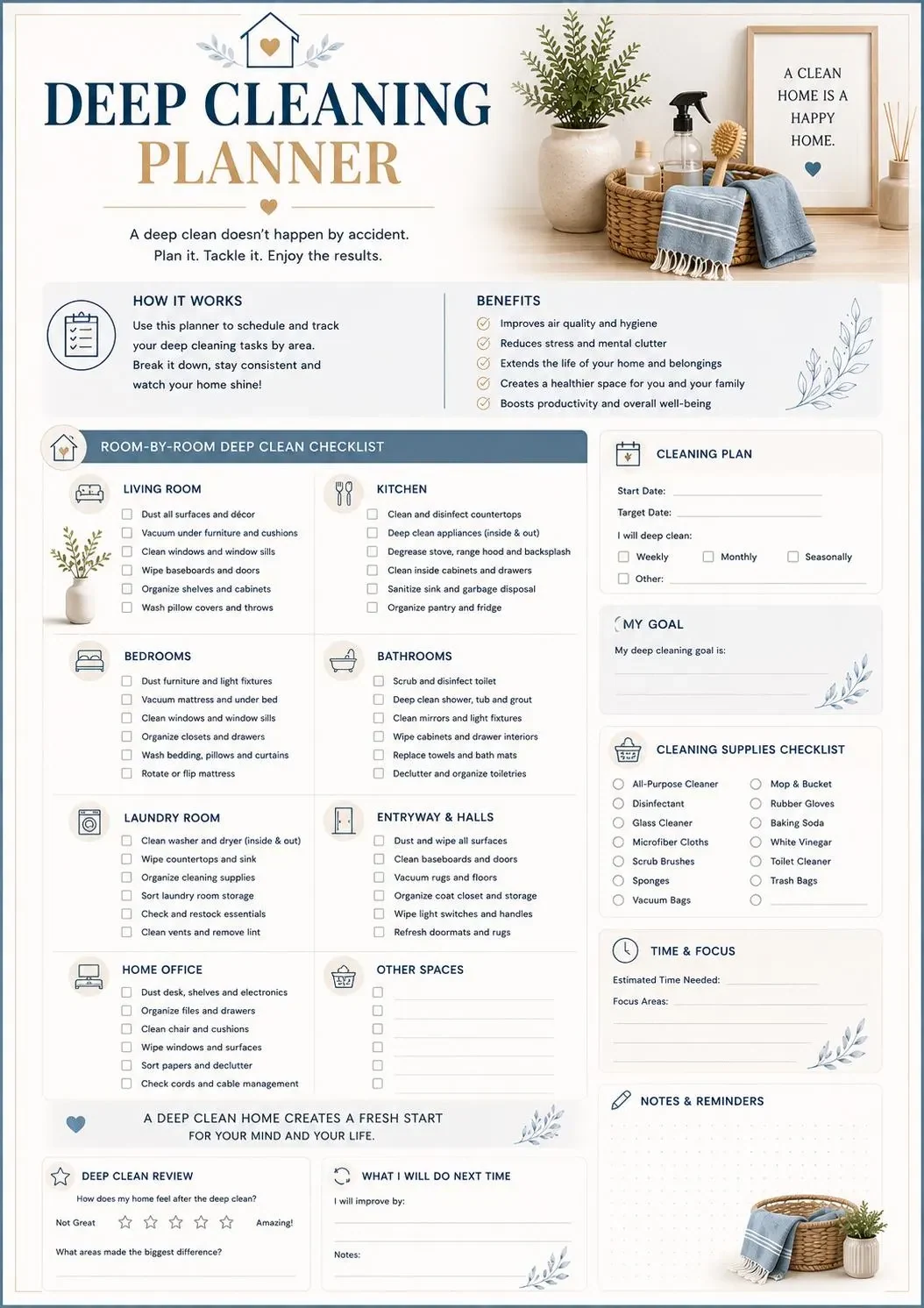 Home Reset Planner preview 5