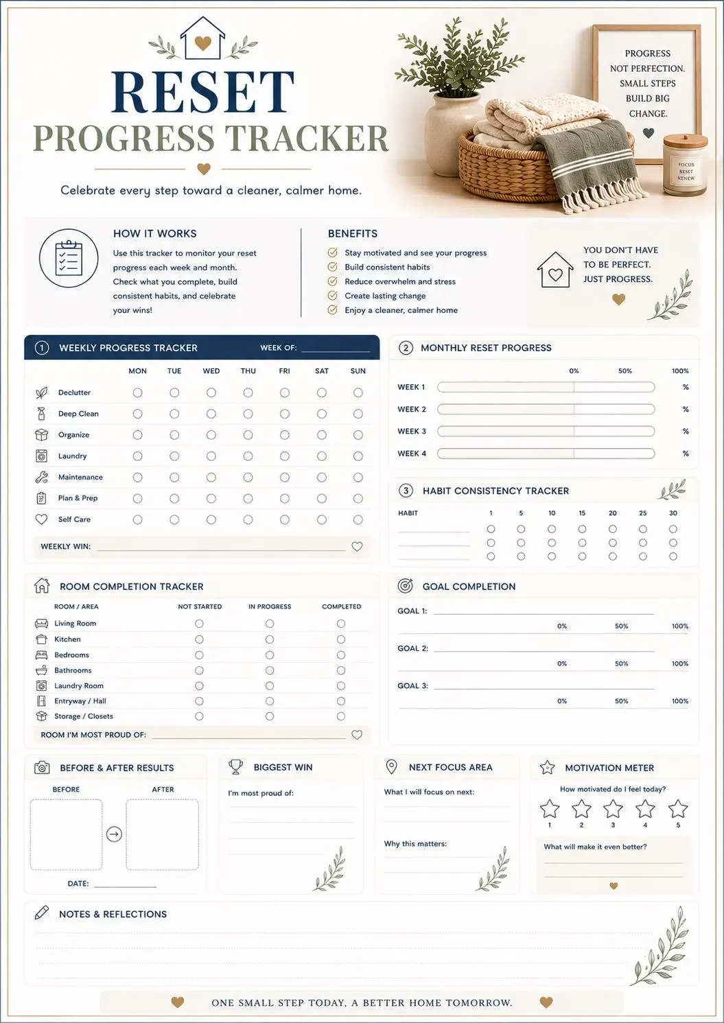 Home Reset Planner preview 7