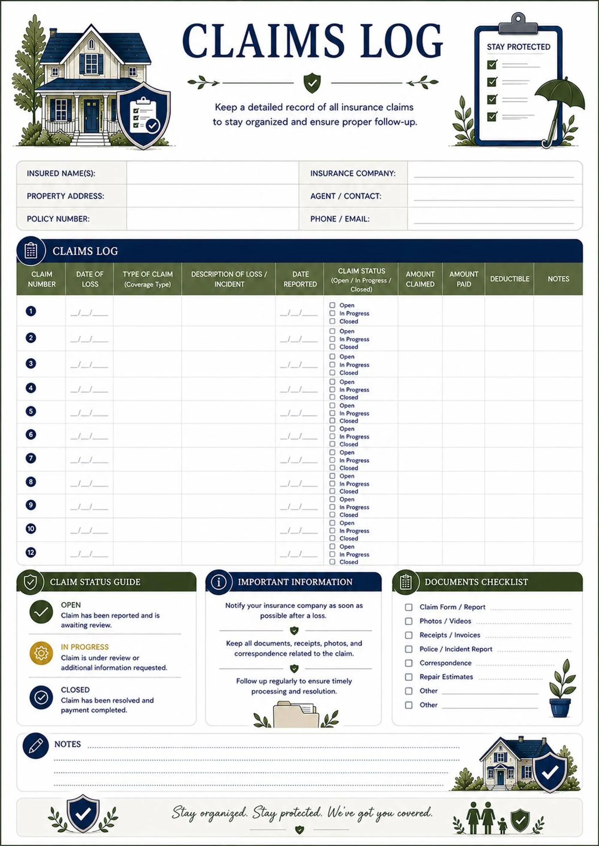 Homeowners Insurance Binder preview 3
