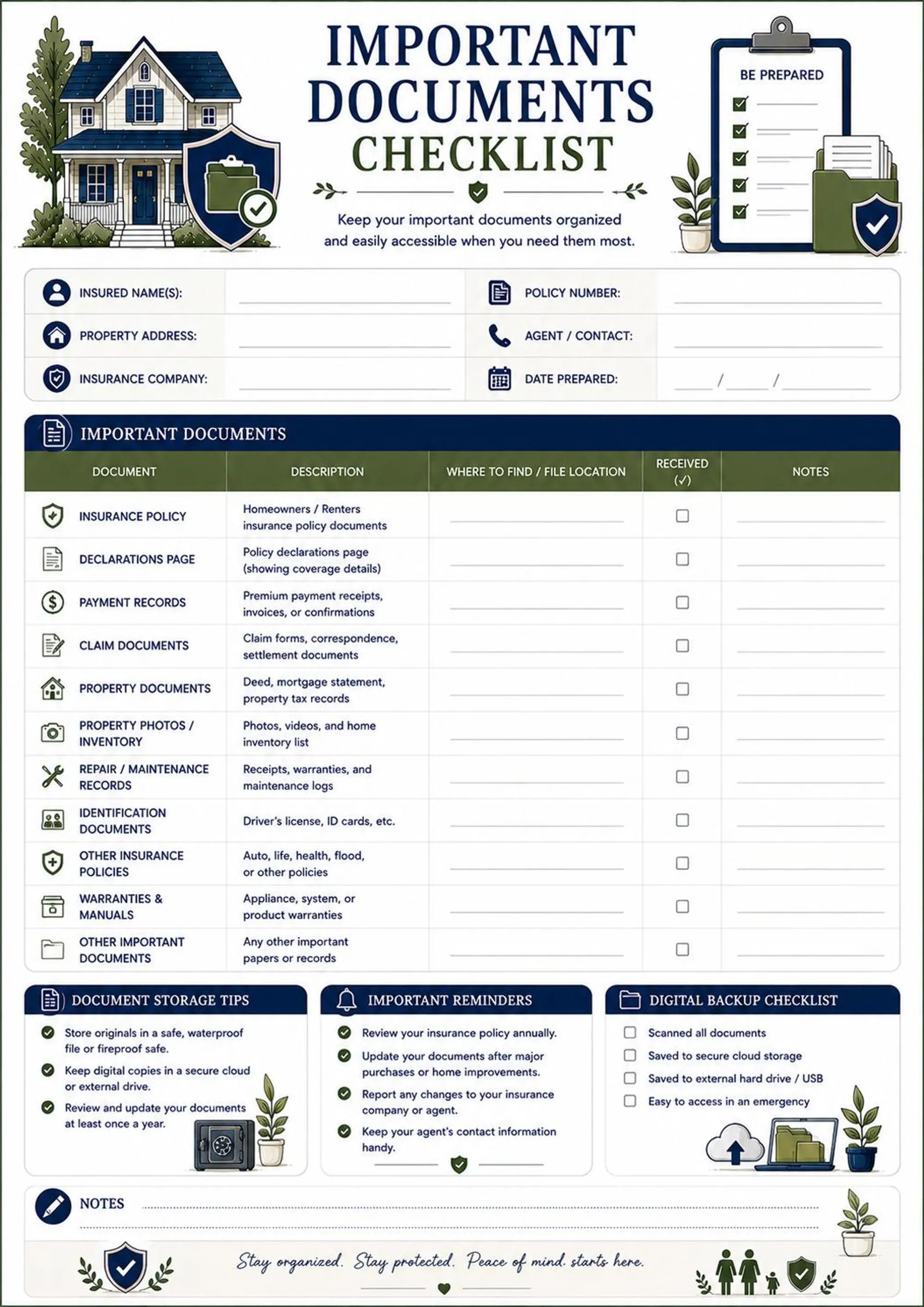 Homeowners Insurance Binder preview 8