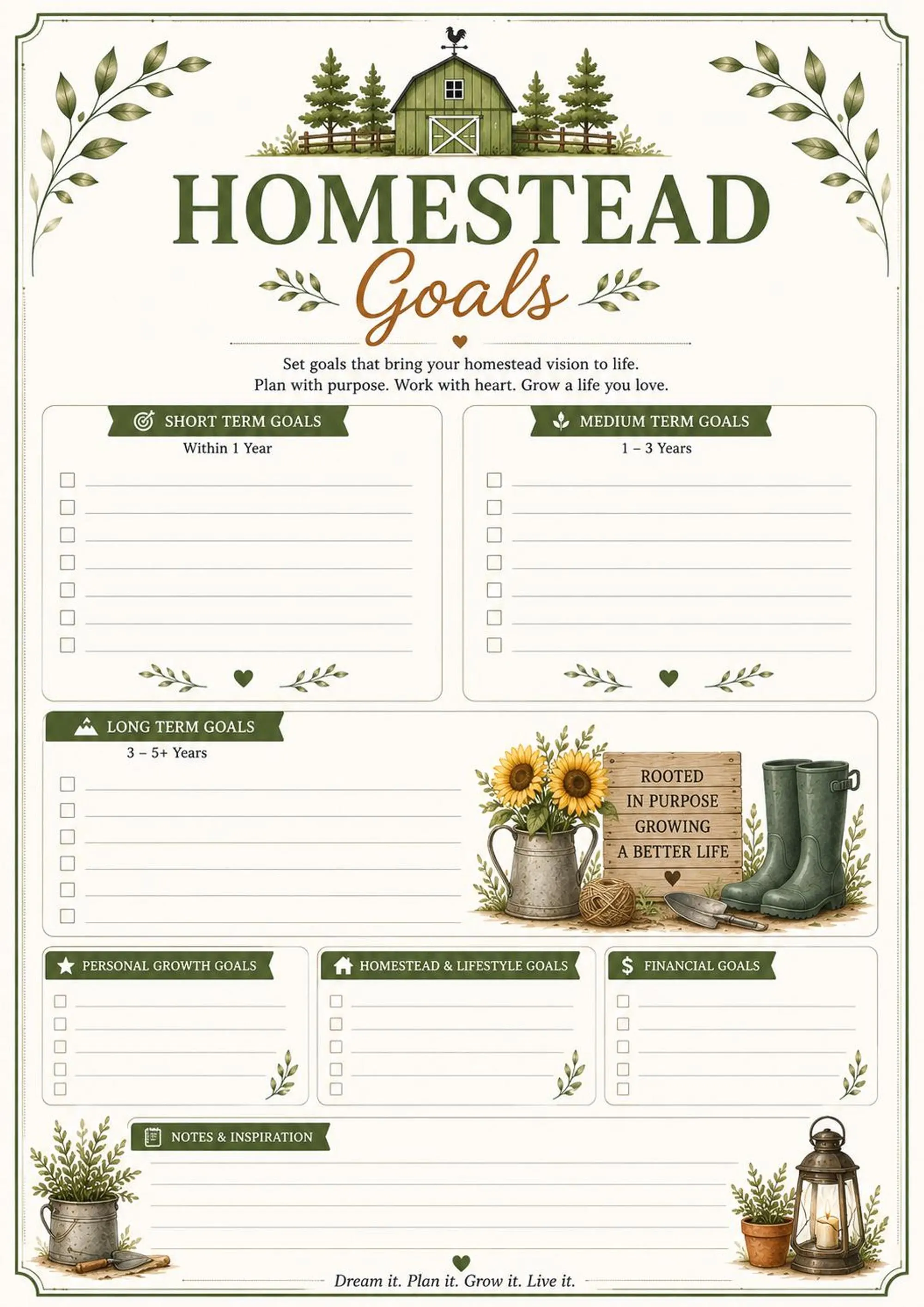 Homestead Planner Binder preview 2