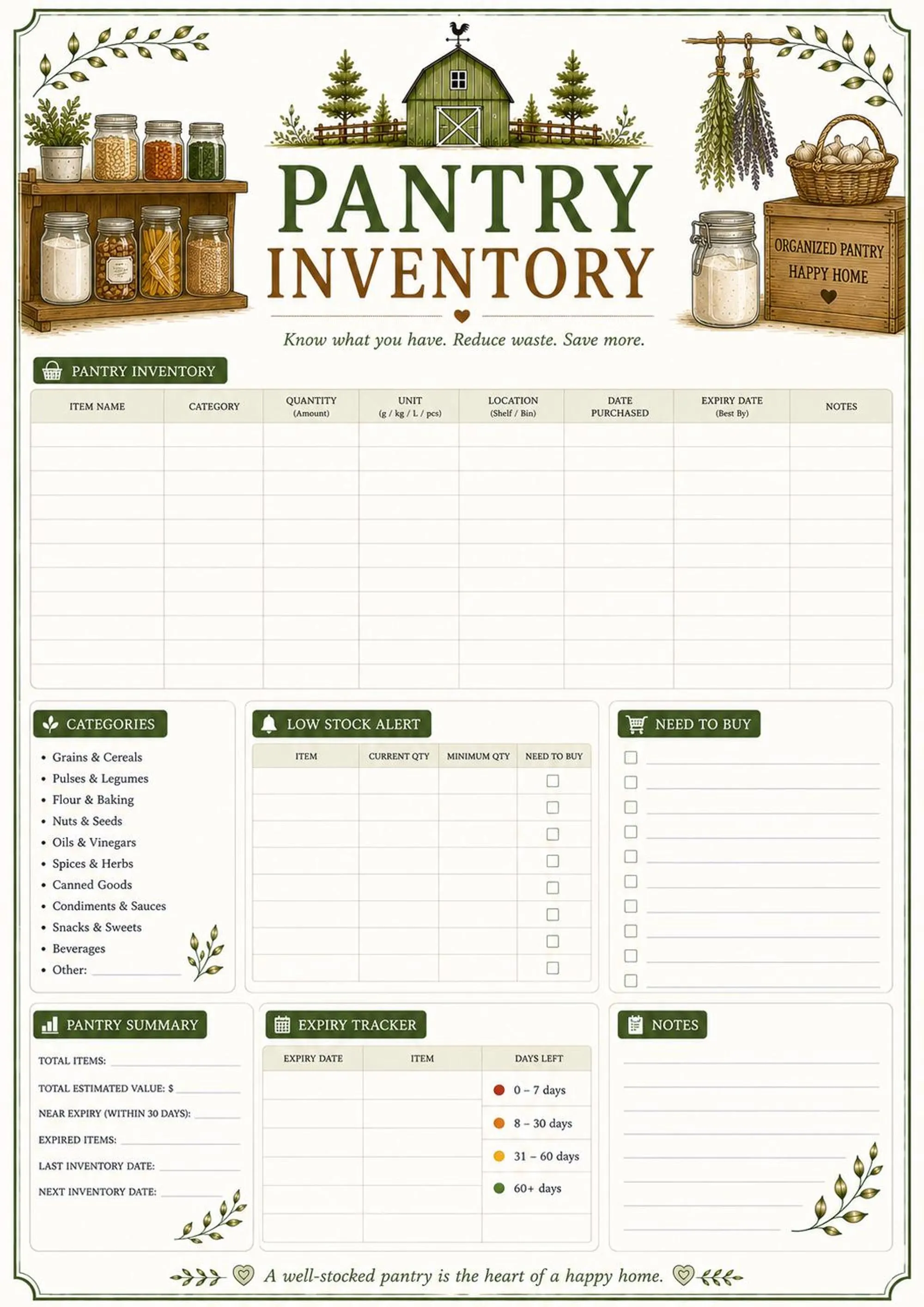 Homestead Planner Binder preview 8