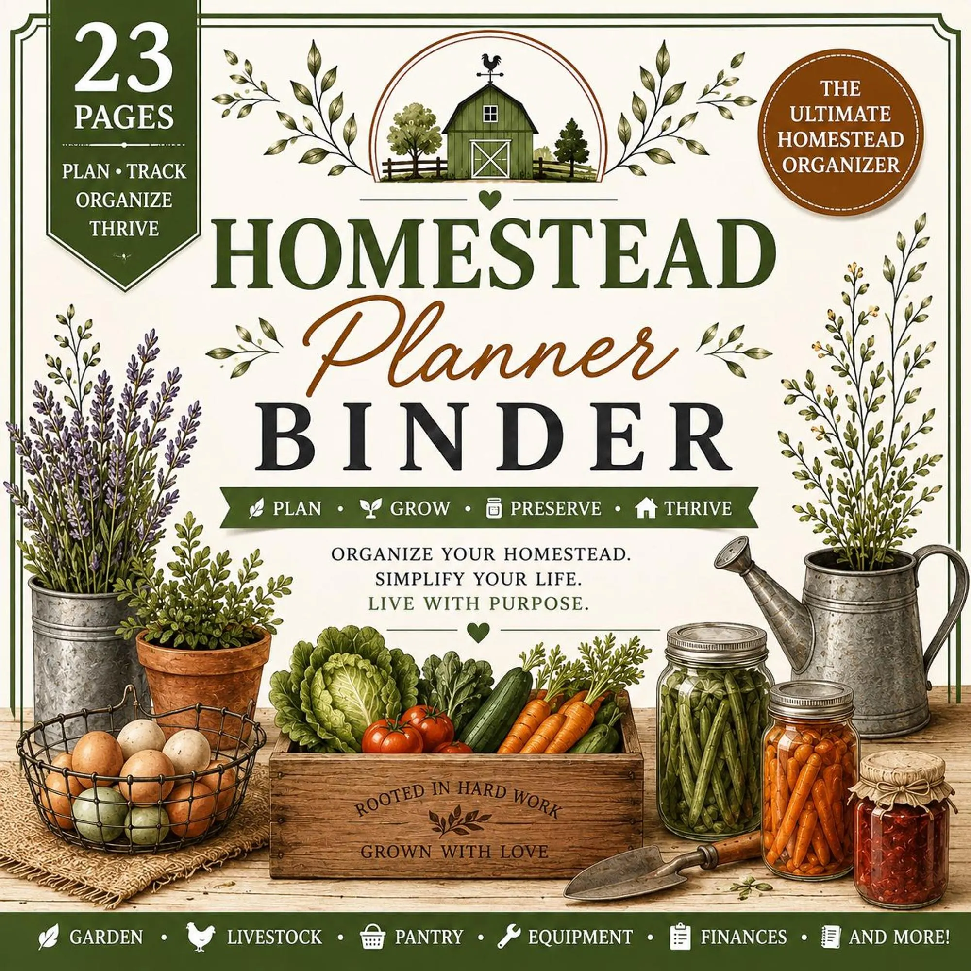 Homestead Planner Binder