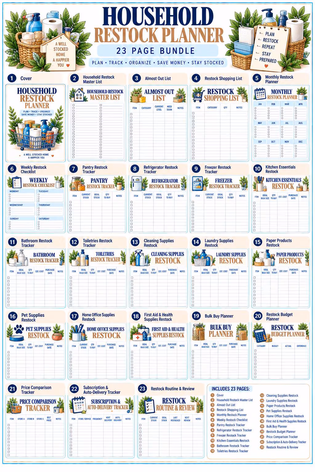 Household Restock Planner preview 8
