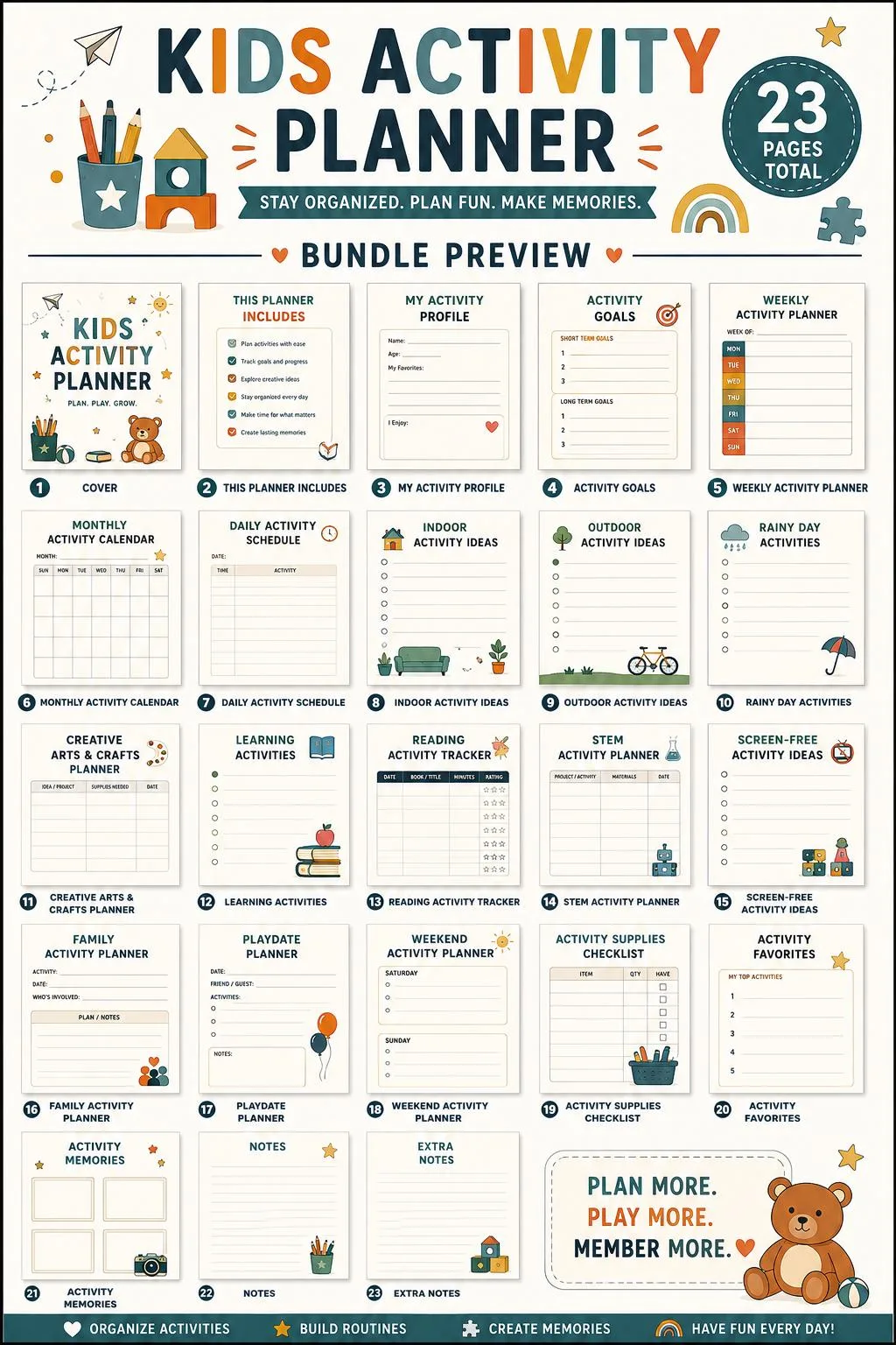 Kids Planner preview 2