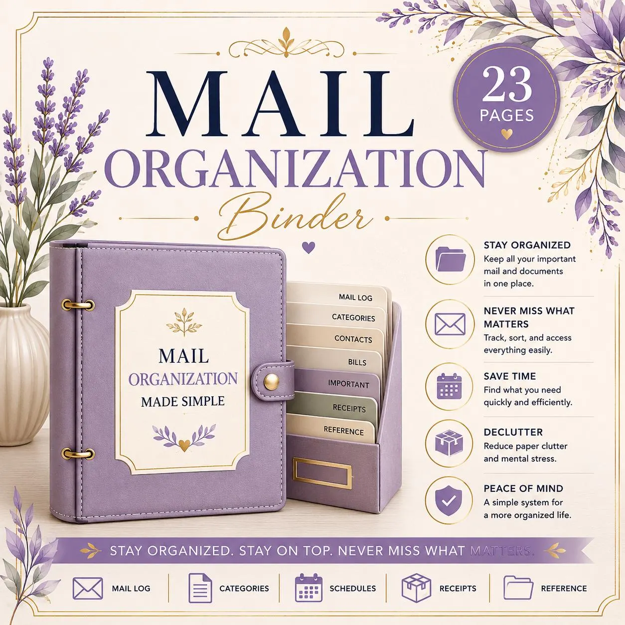 Mail Organization Planner