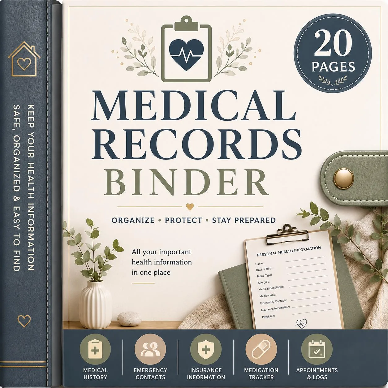 Medical Records Binder