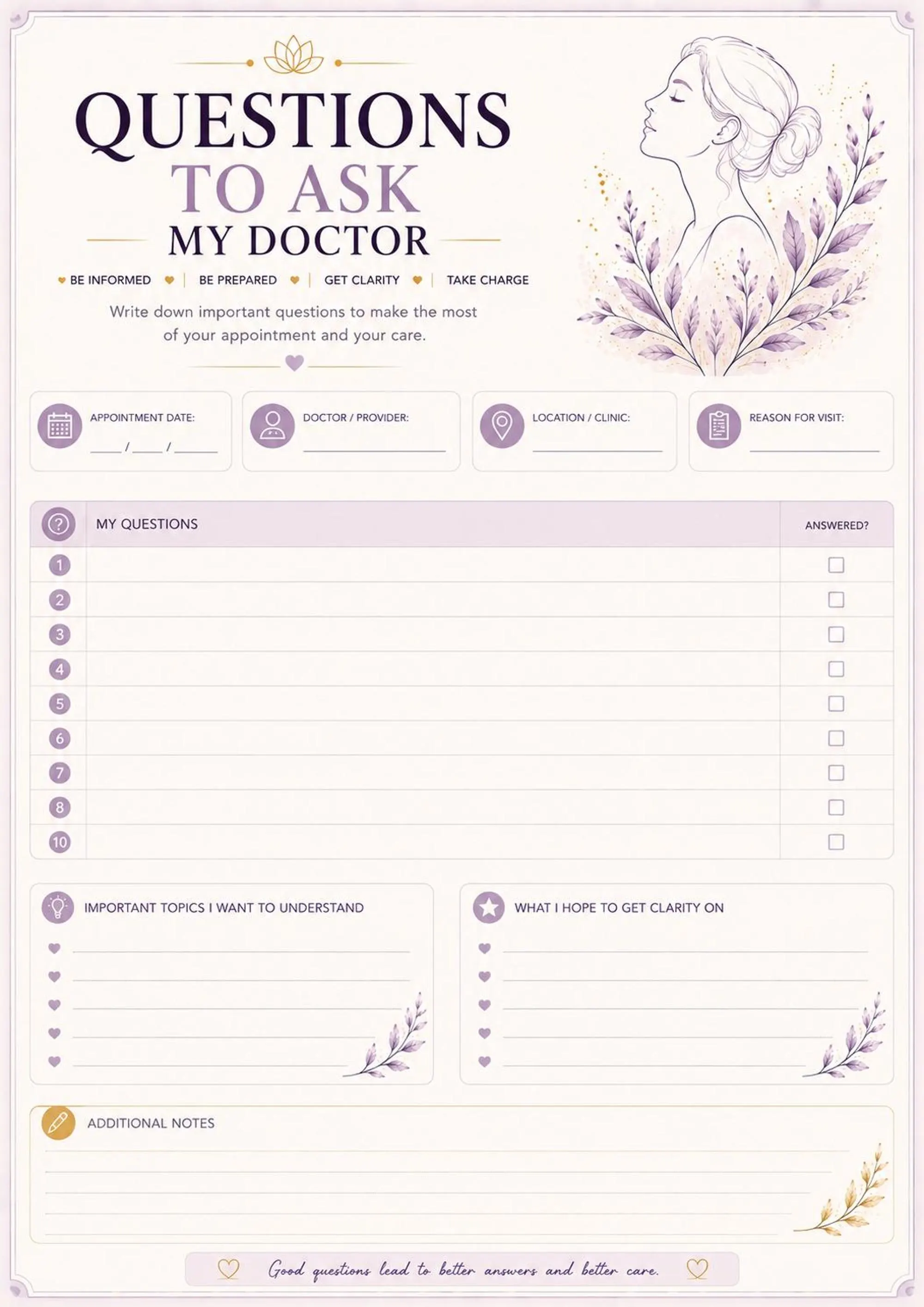Menopause Planner preview 5