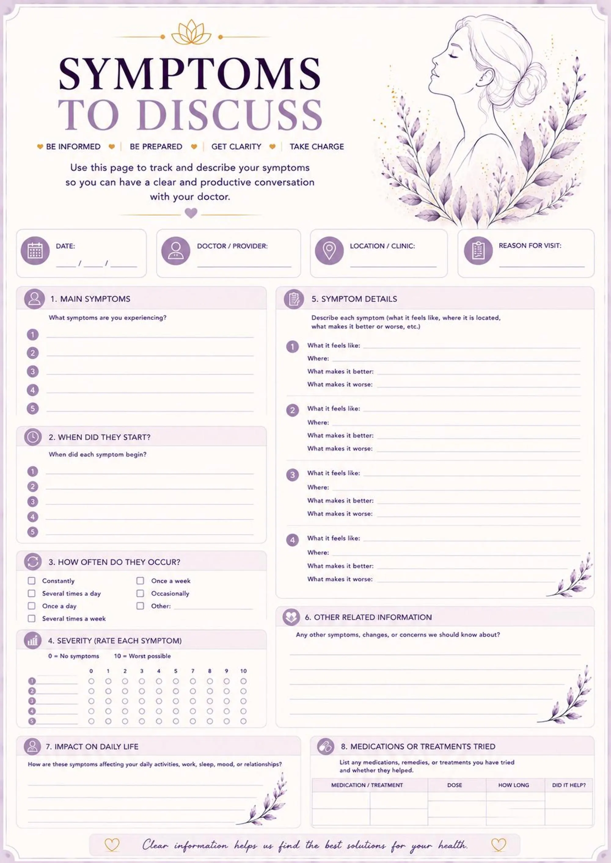 Menopause Planner preview 6