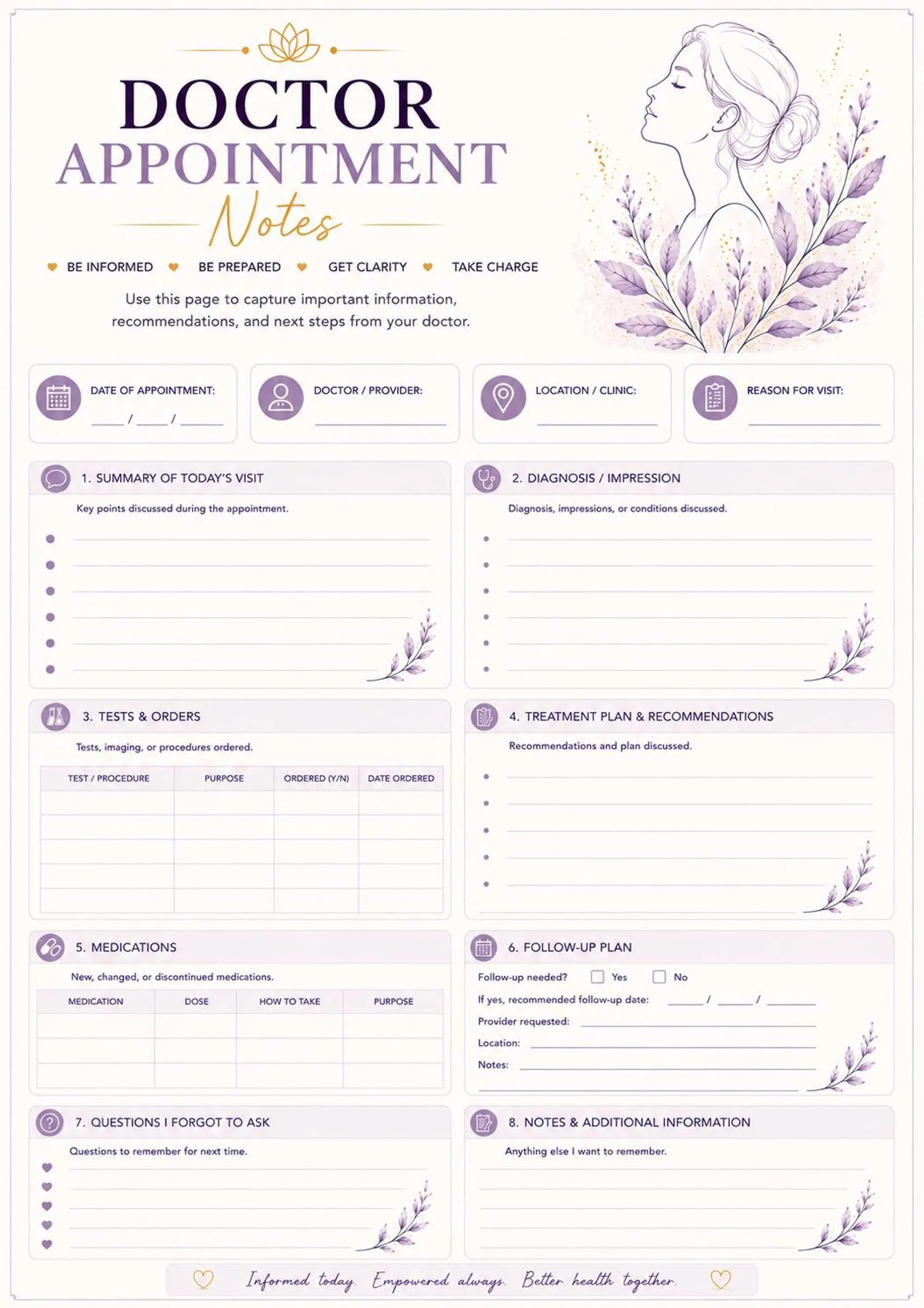 Menopause Planner preview 7