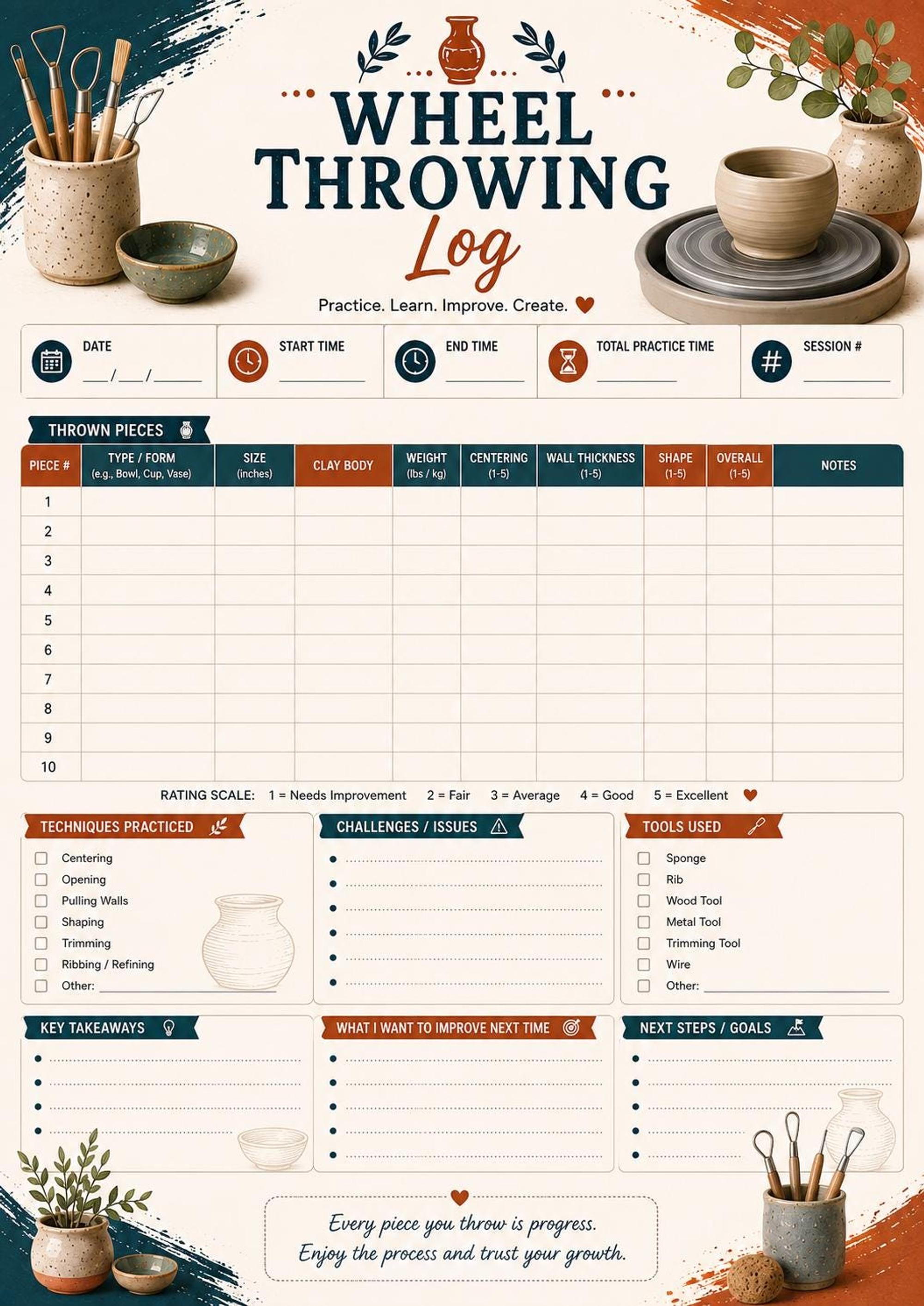 Pottery Binder preview 4