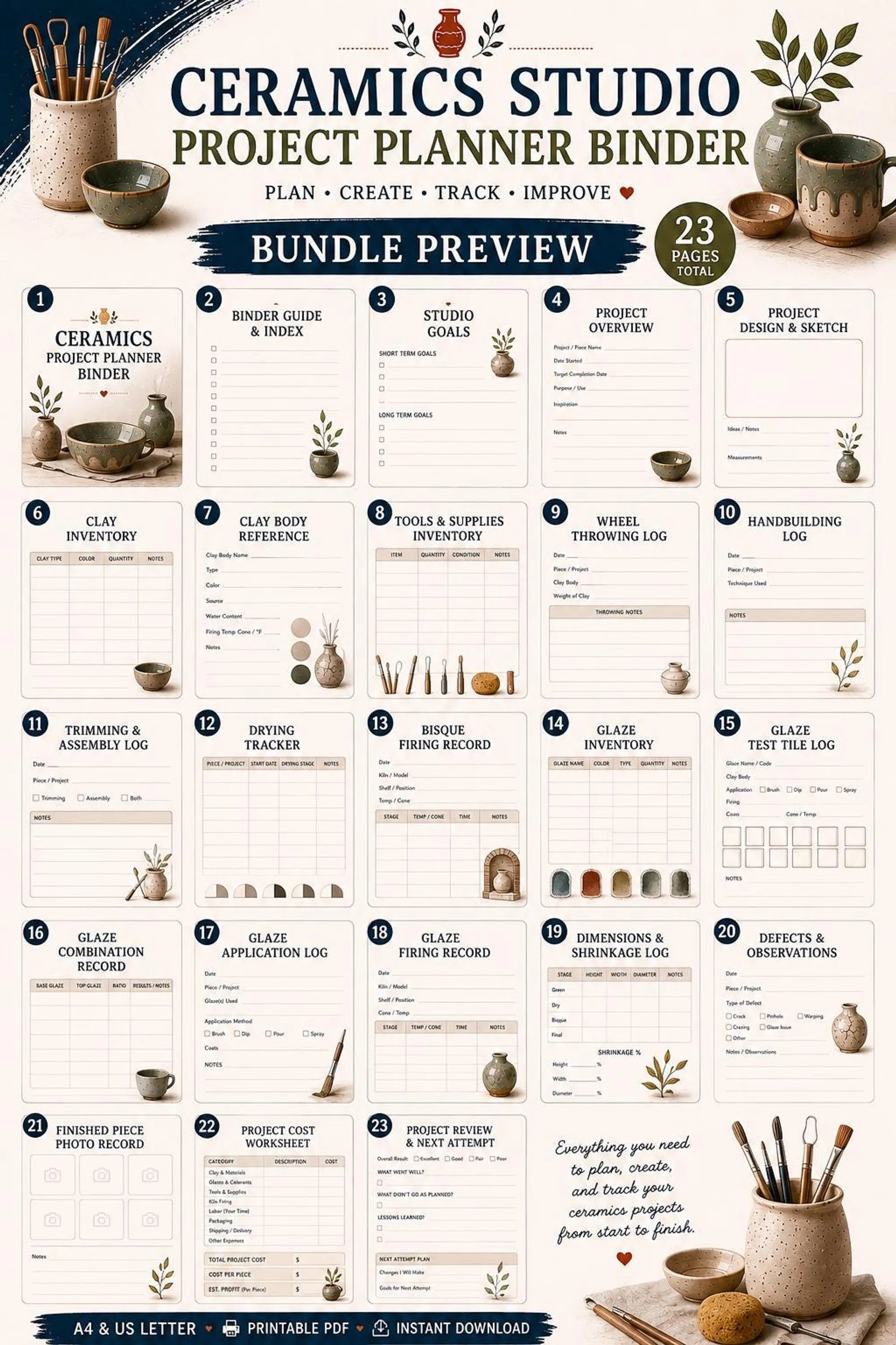 Pottery Binder preview 7