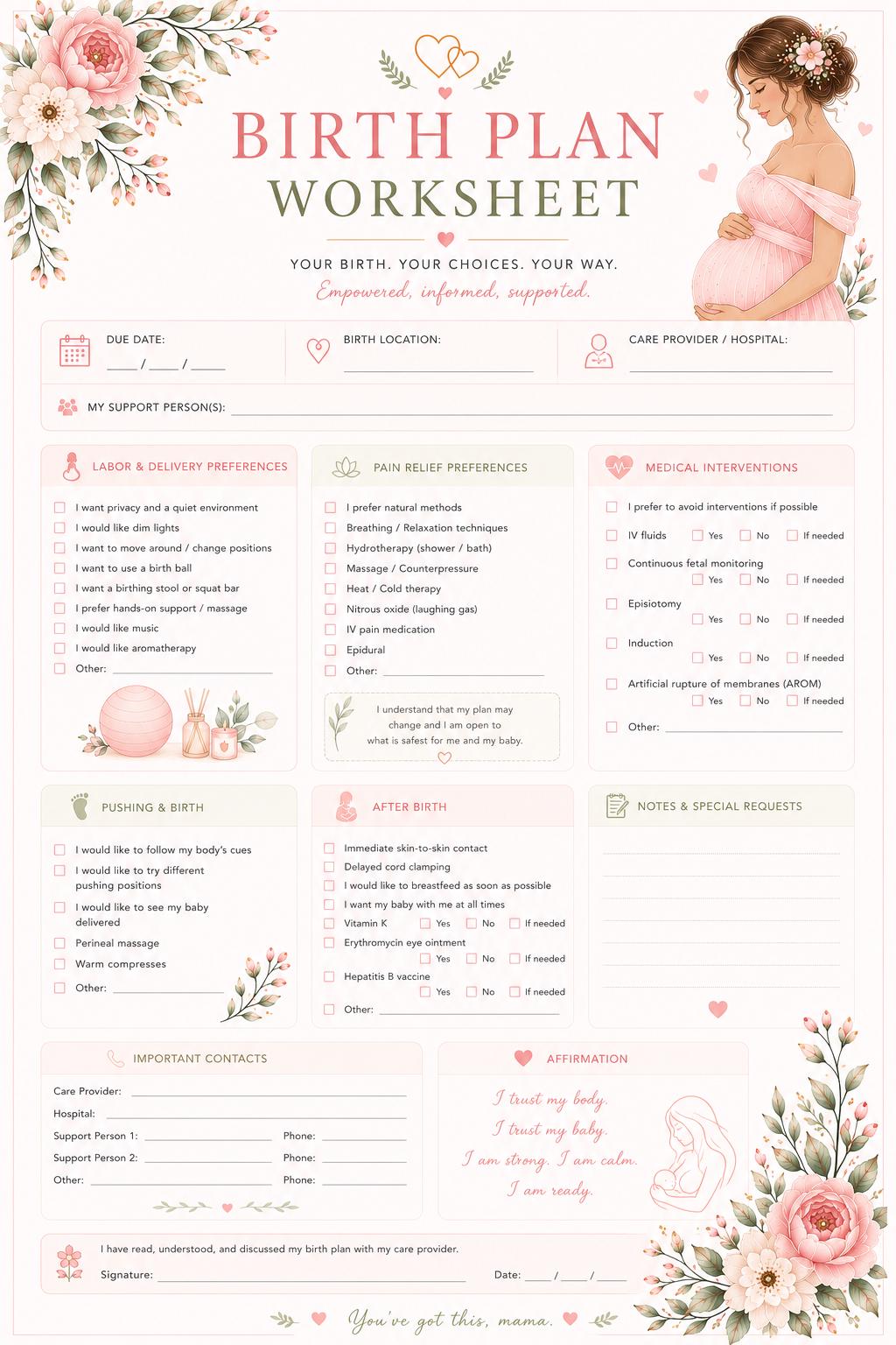 Pregnancy Planner Binder preview 7