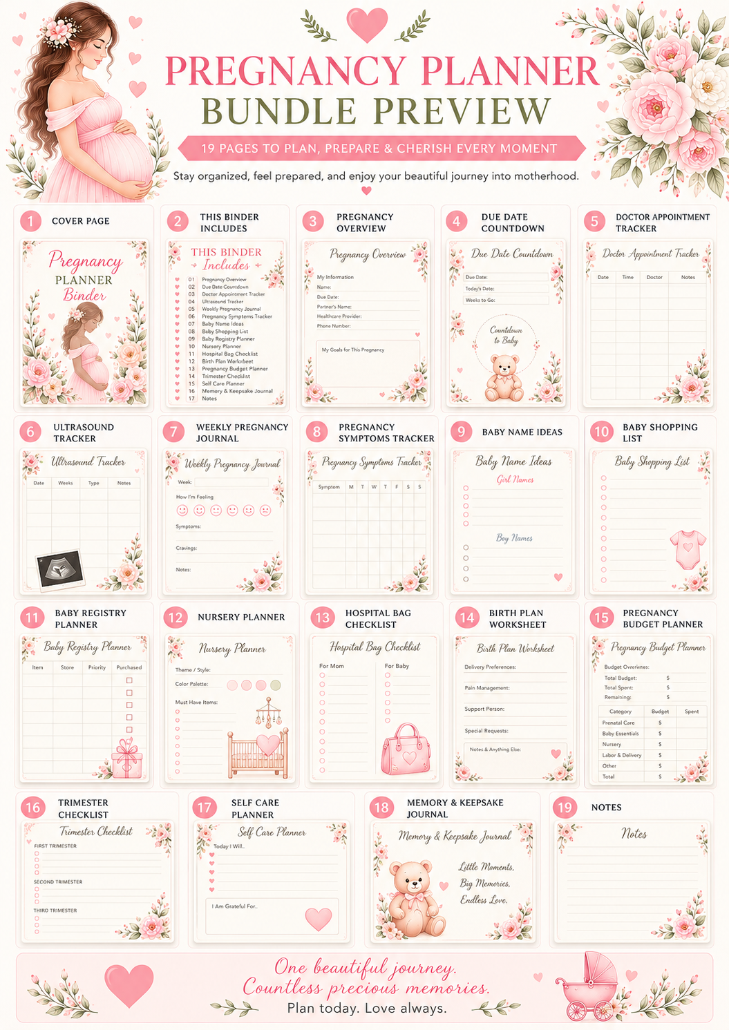 Pregnancy Planner Binder preview 9