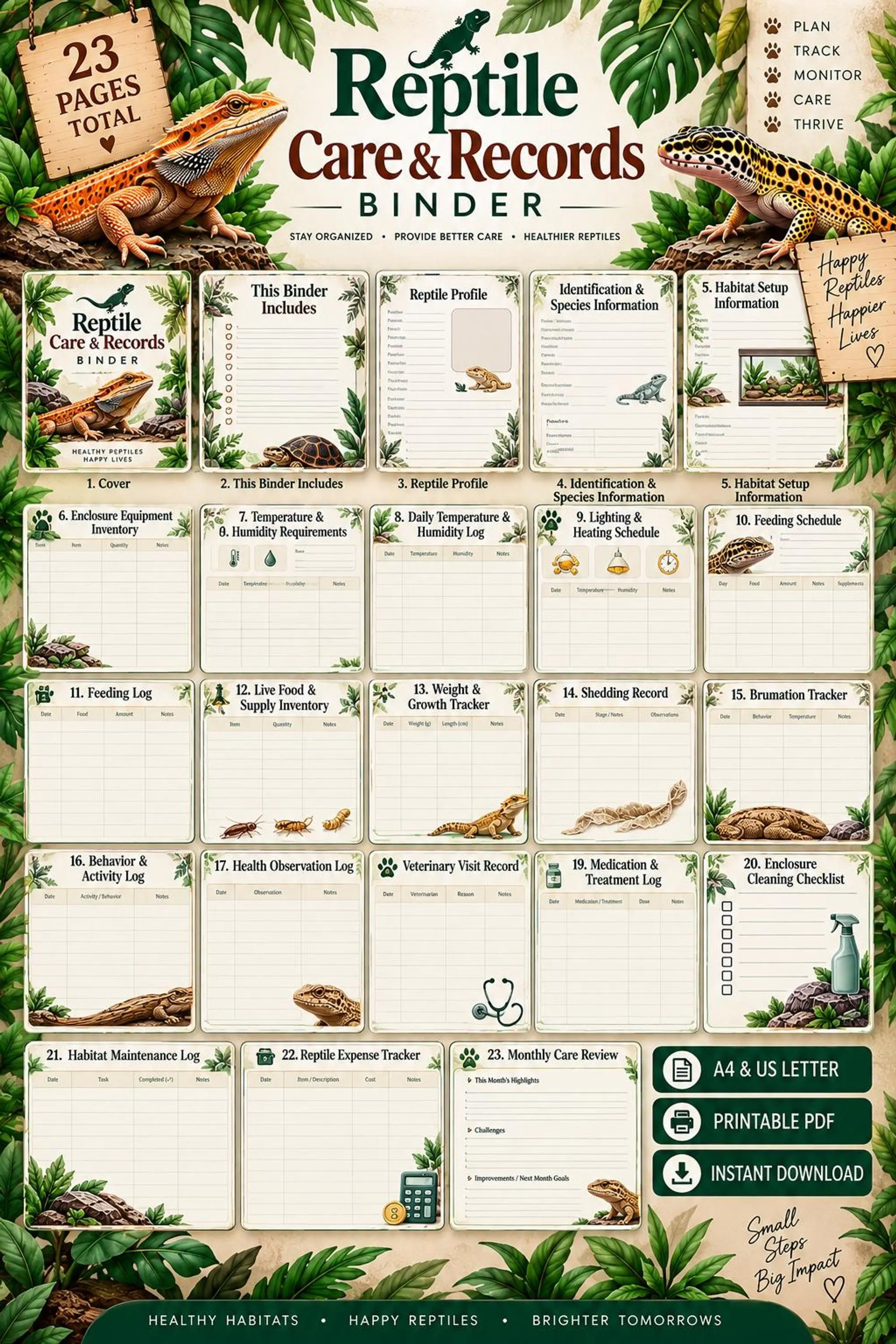 Reptile Care Binder preview 7