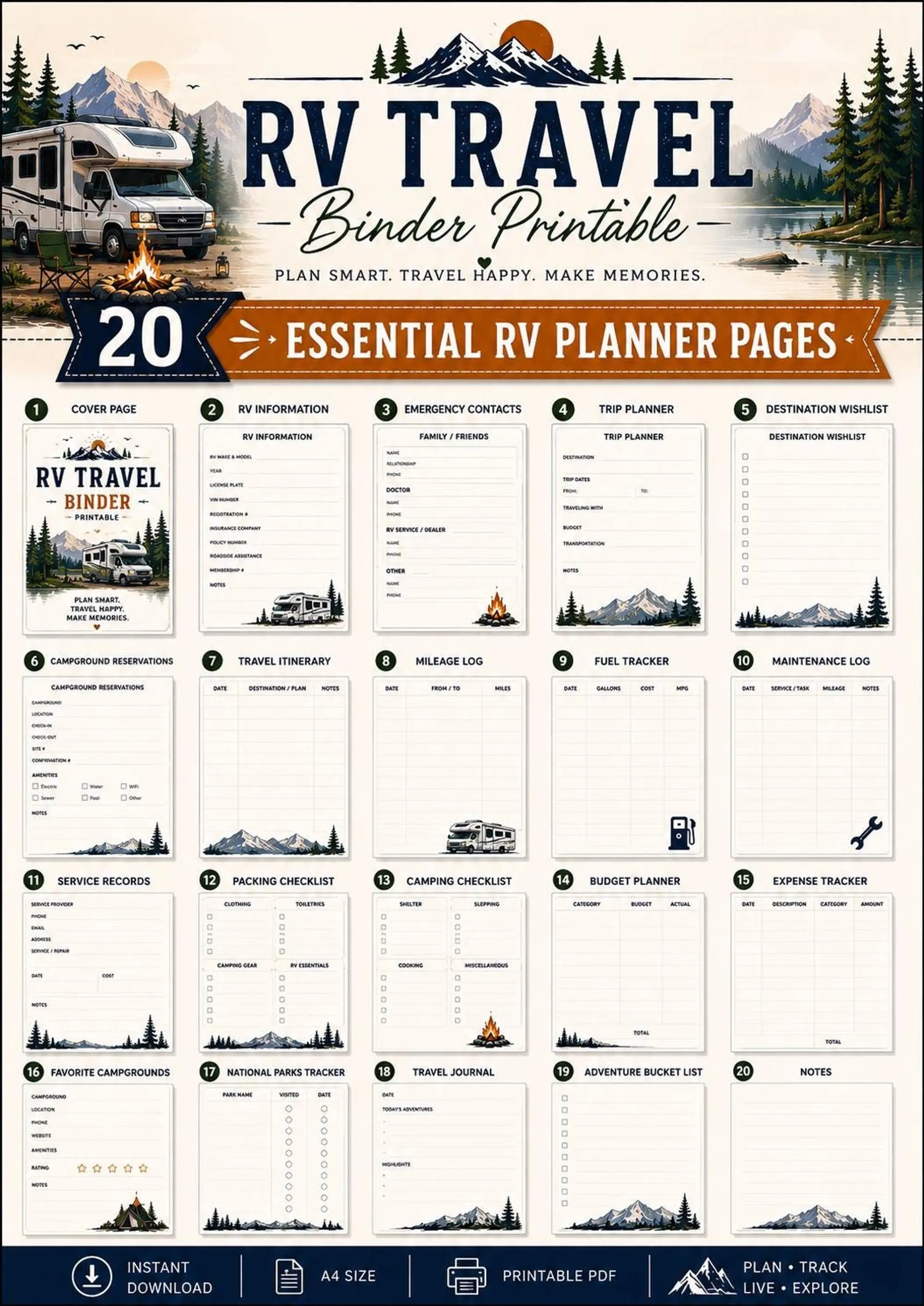RV Travel Binder preview 10