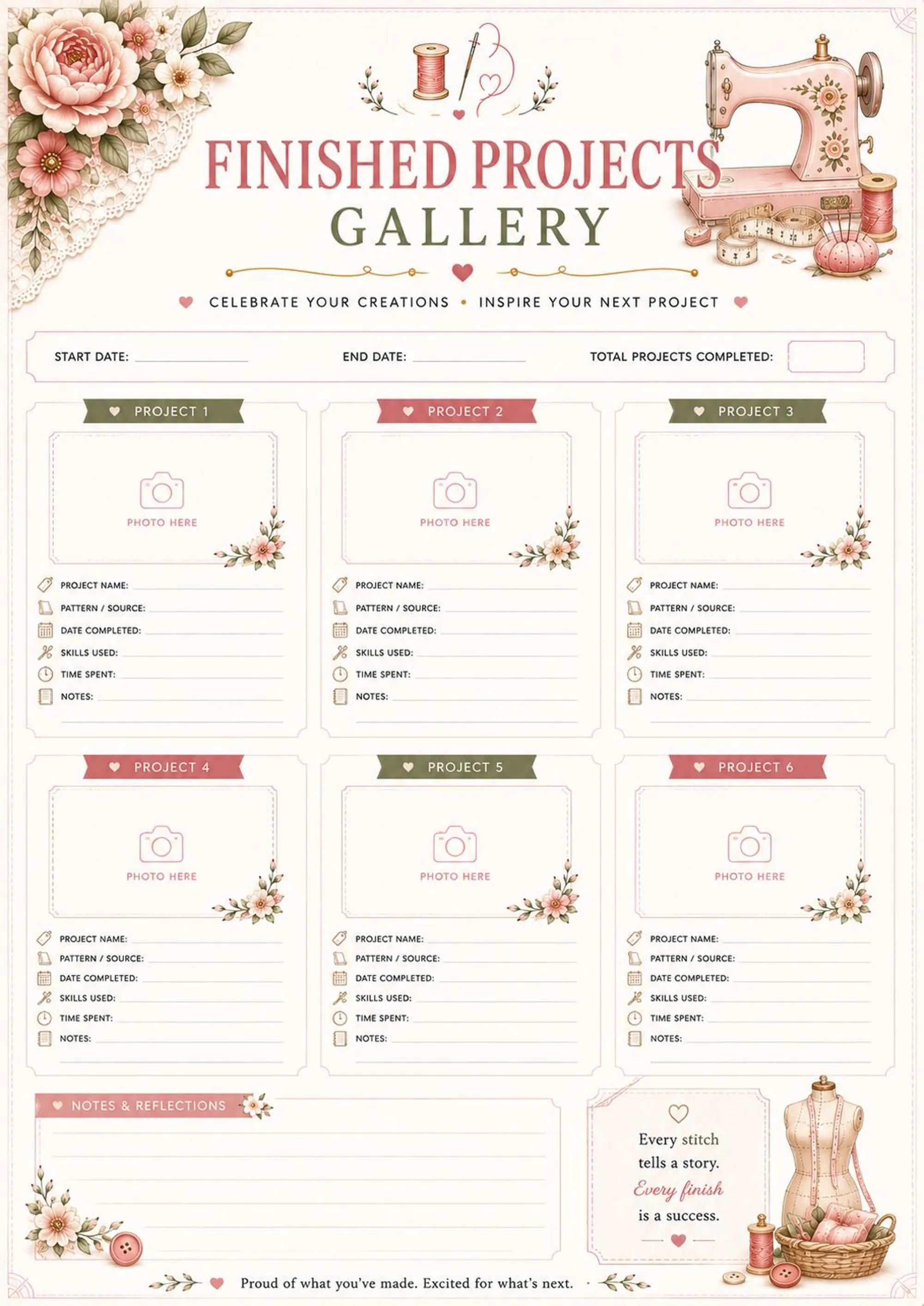 Sewing Project Planner preview 7