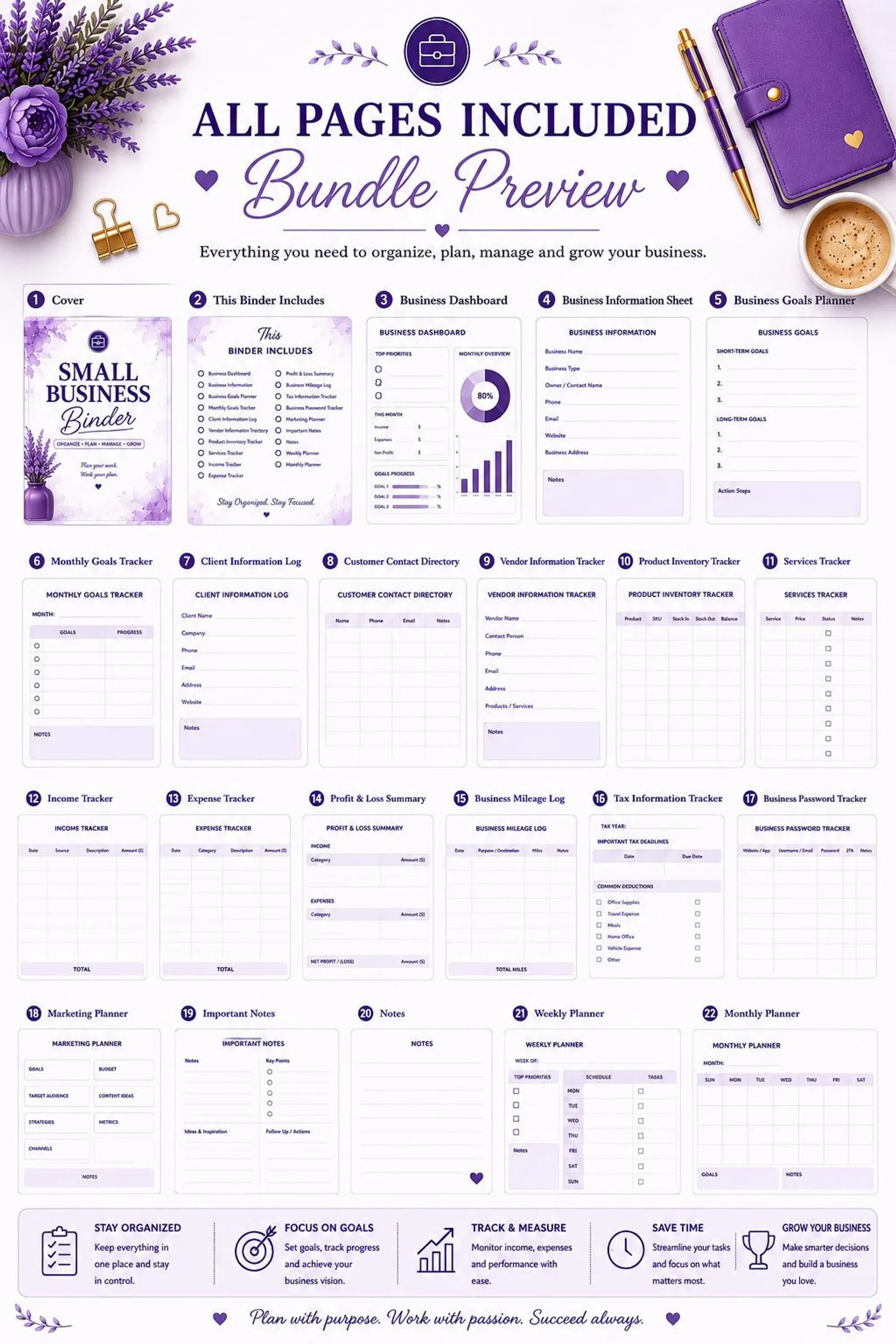 Small Business Binder preview 2