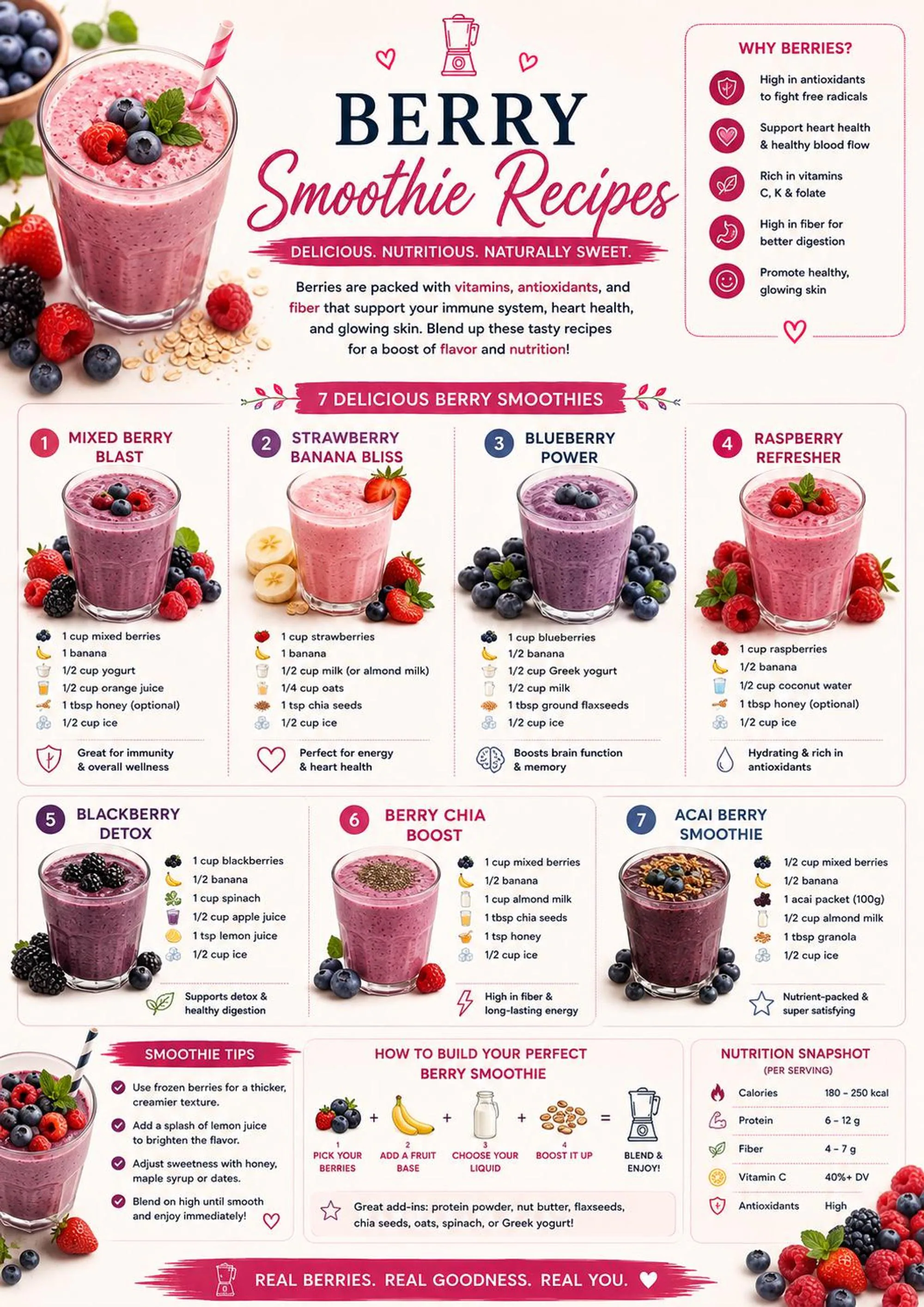 Smoothie Recipes Printable preview 4
