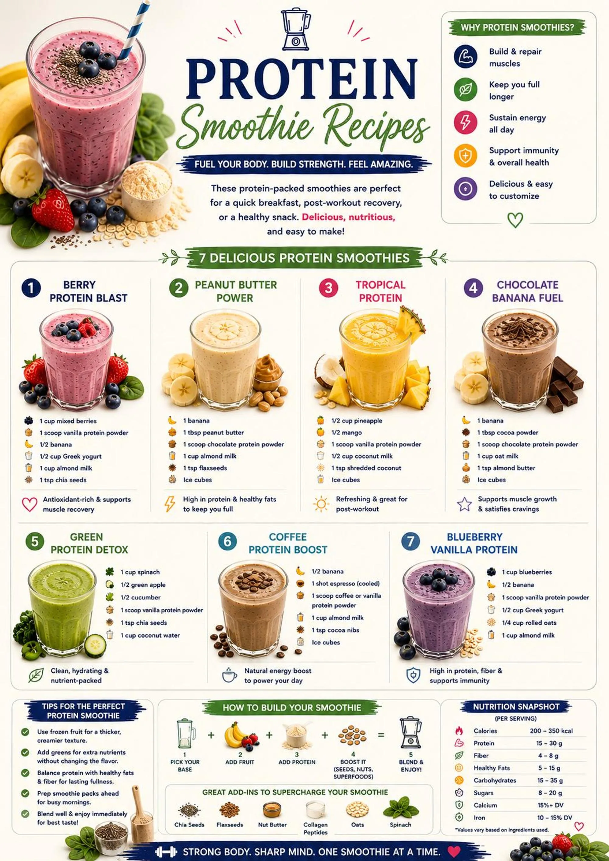 Smoothie Recipes Printable preview 5