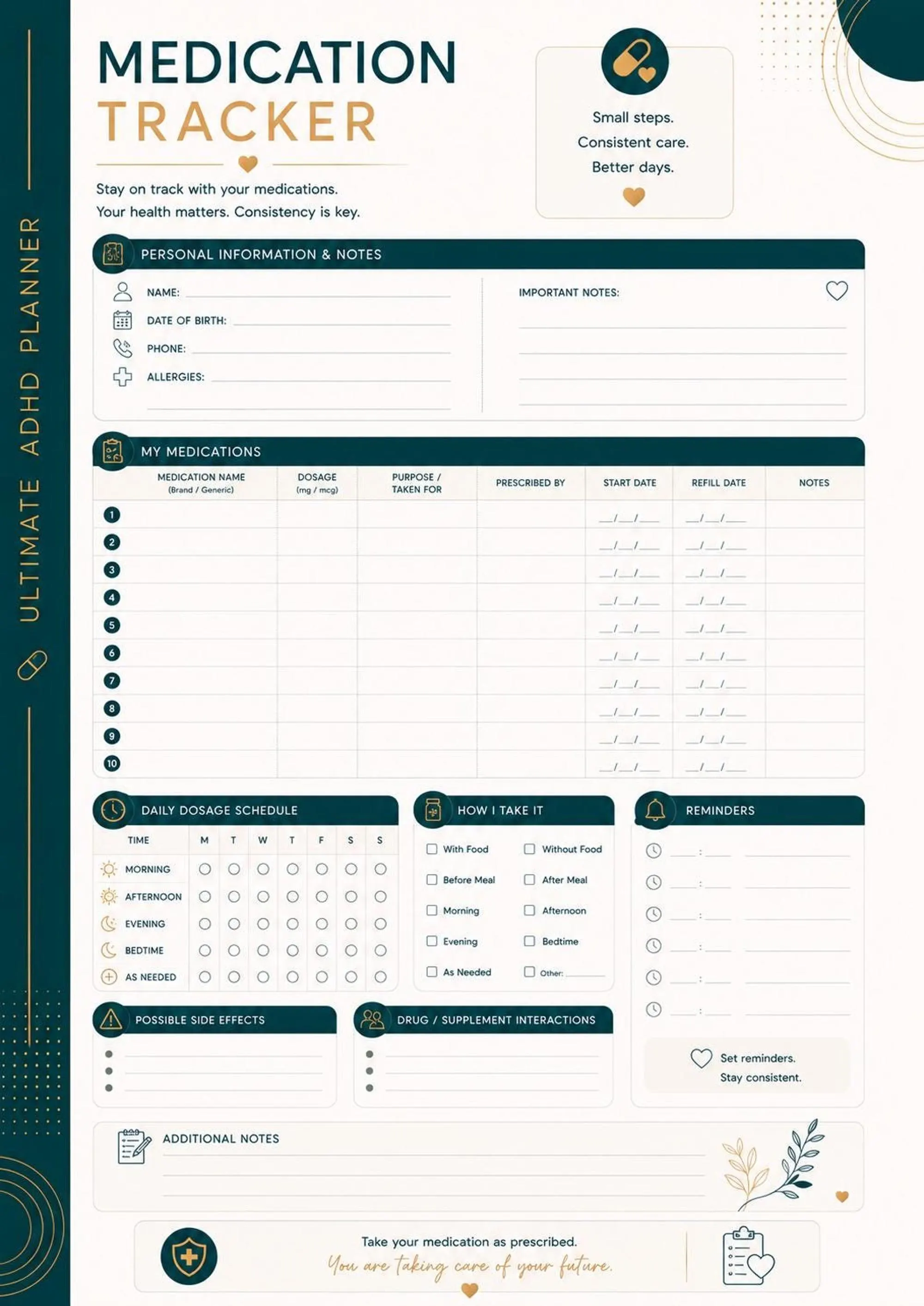 Ultimate ADHD Planner preview 7