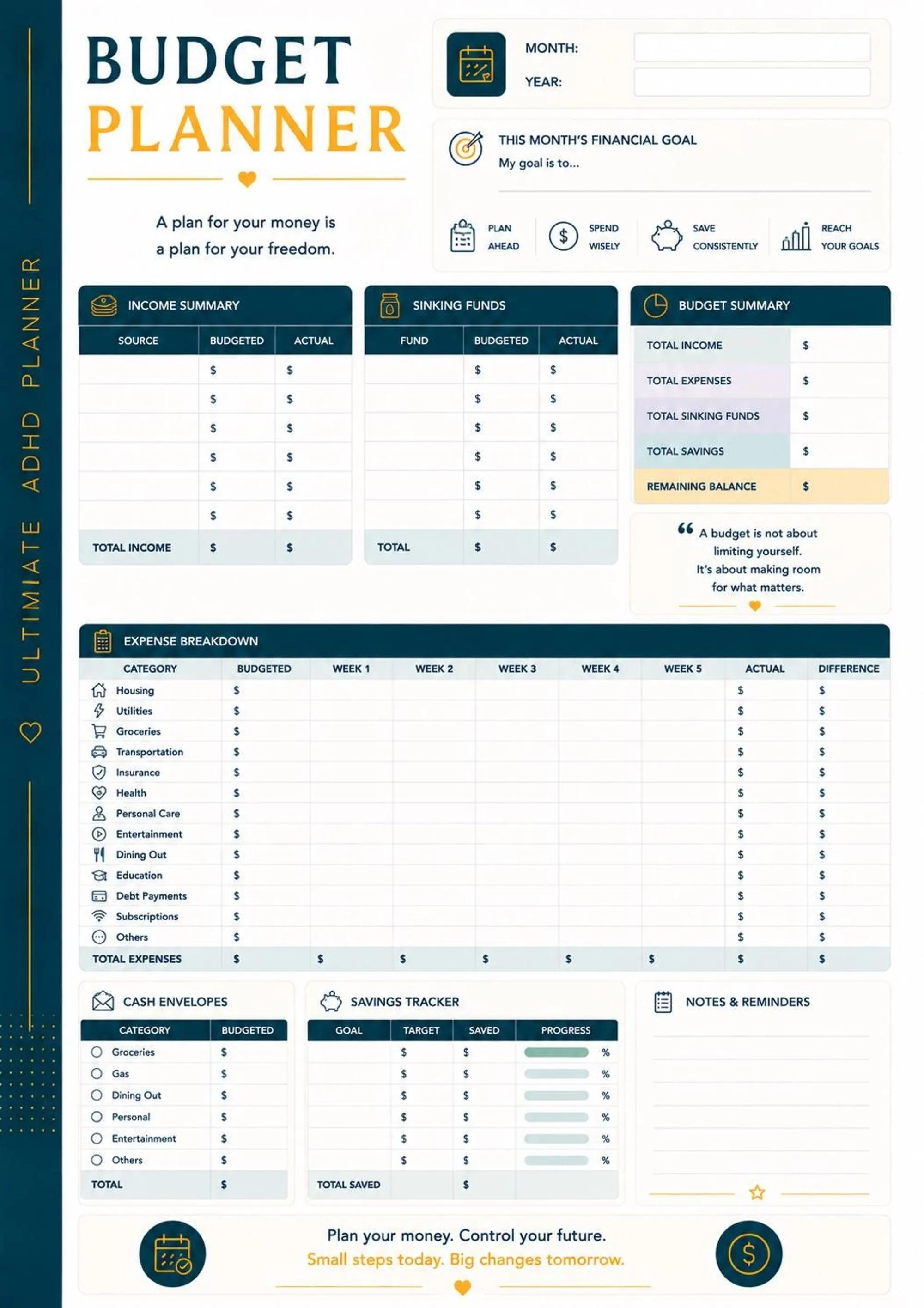 Ultimate ADHD Planner preview 8