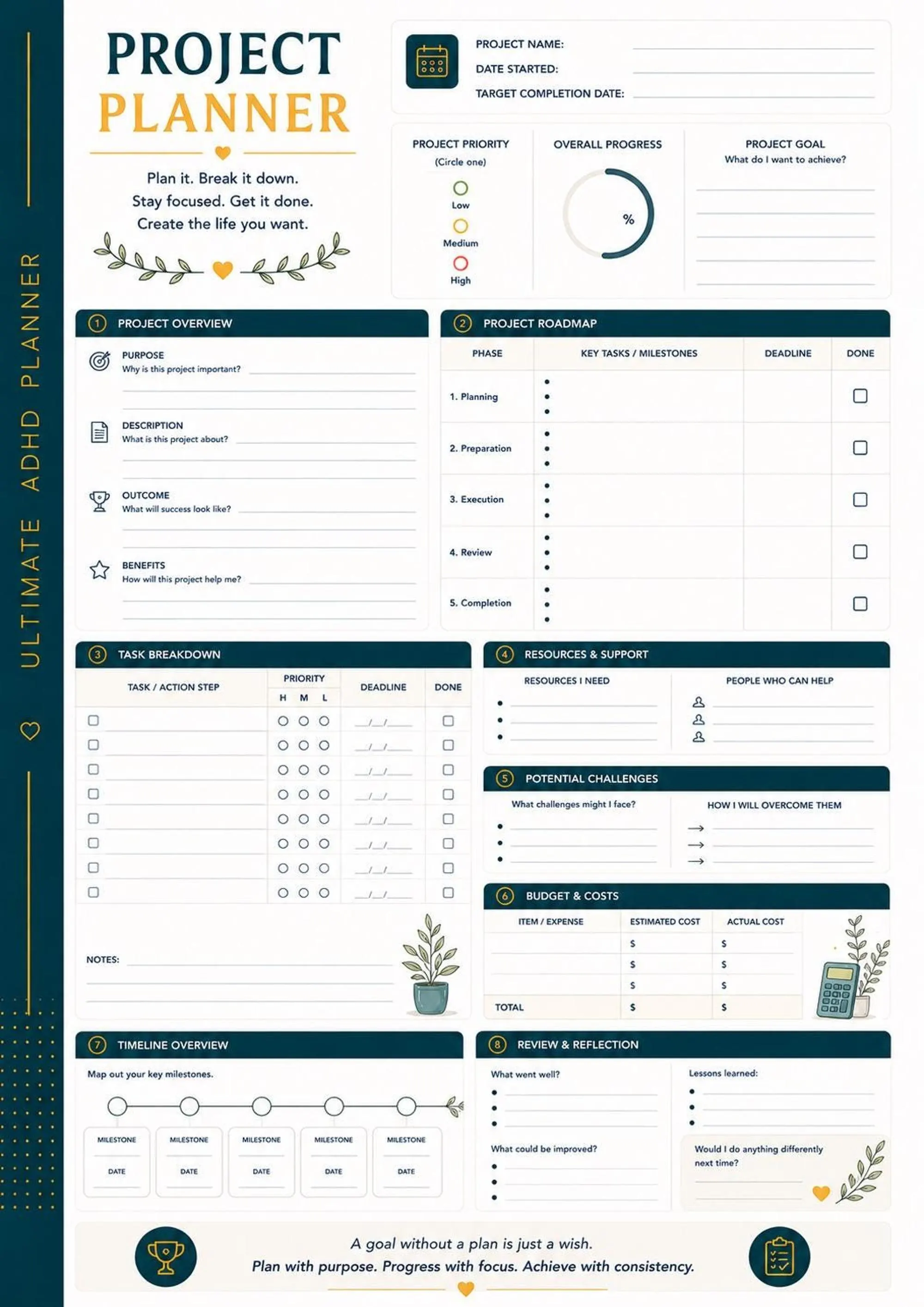 Ultimate ADHD Planner preview 9
