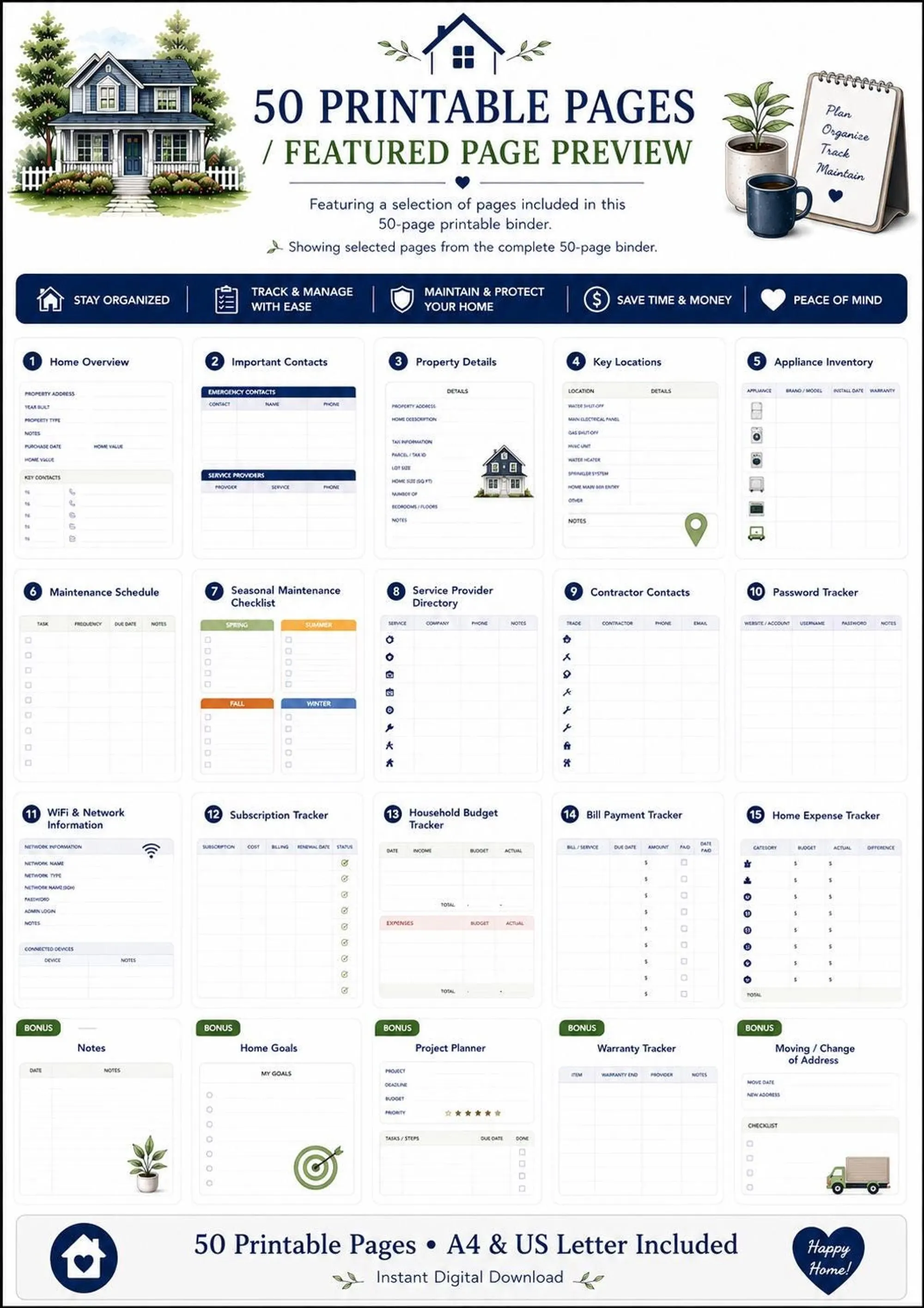 Ultimate Home Management Binder preview 11