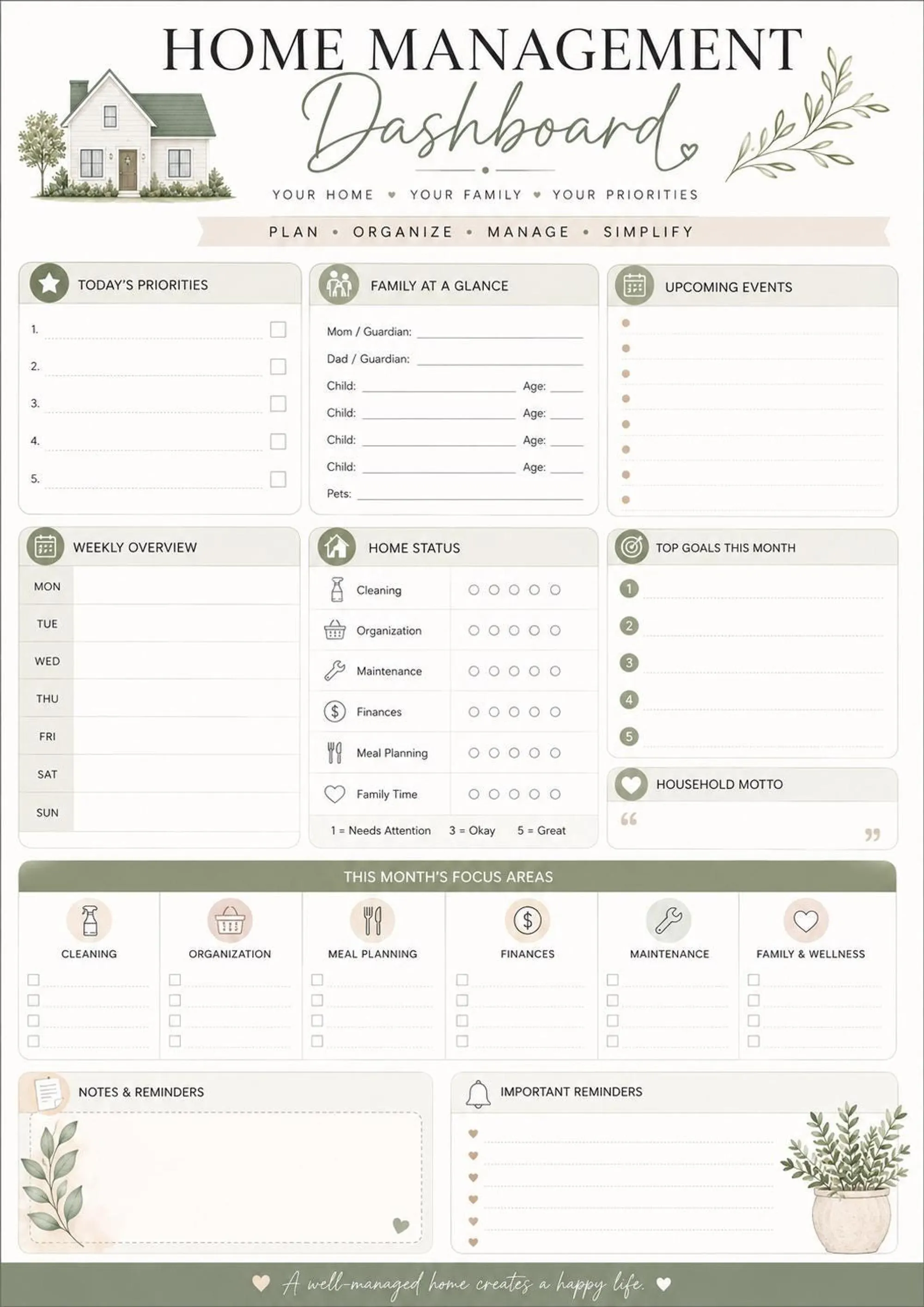 Ultimate Home Management Binder preview 3