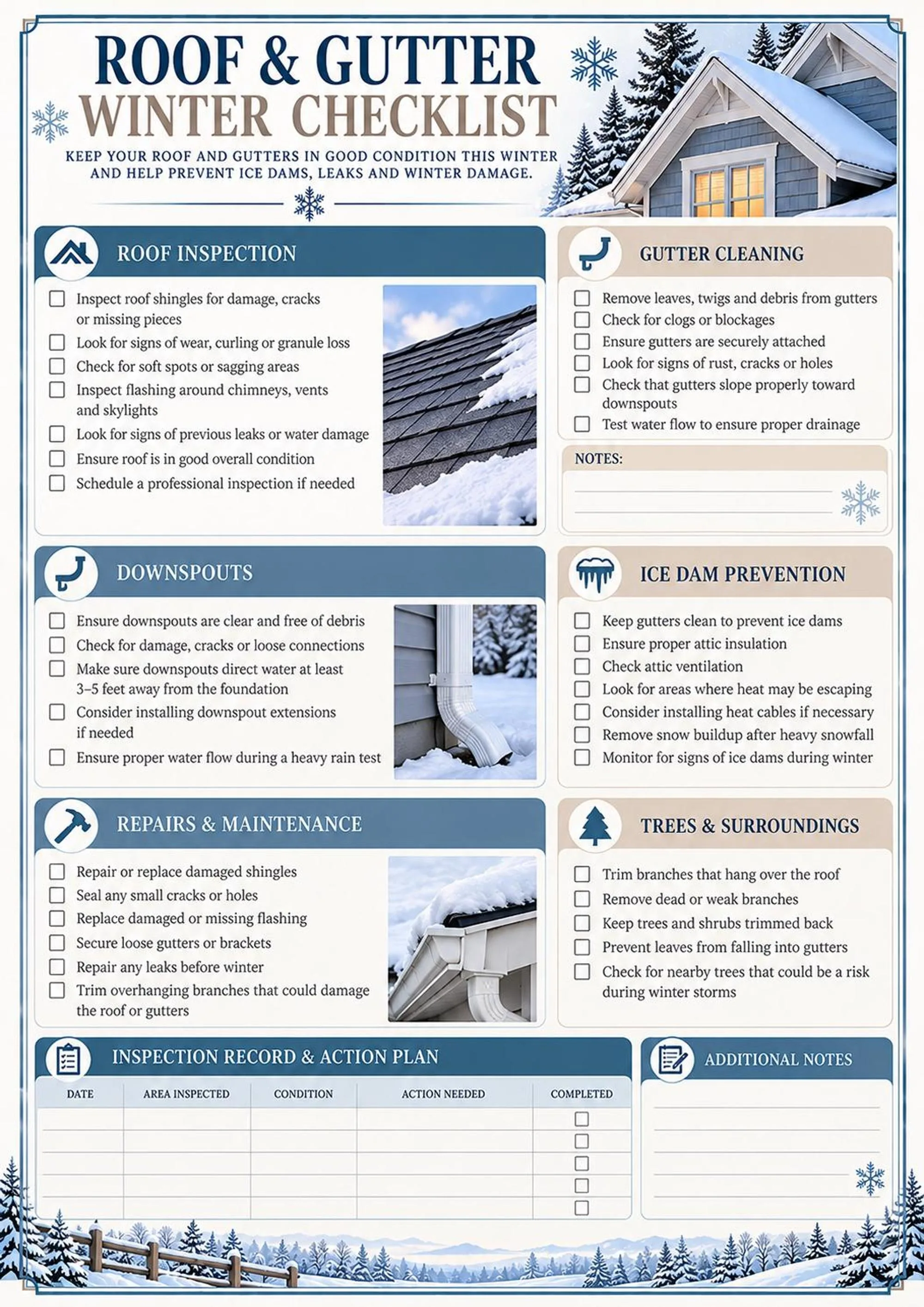 Winter Home Preparation Binder preview 3